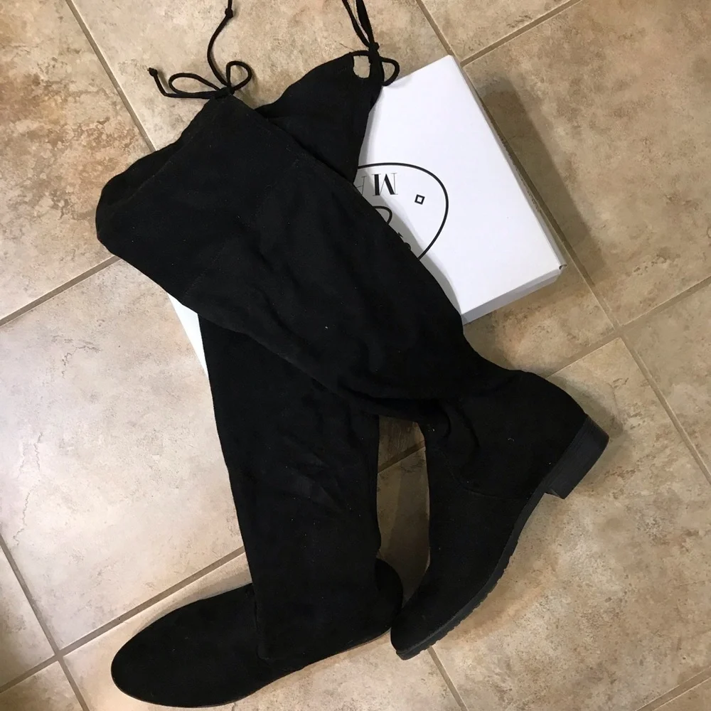 ▪️STEVE MADDEN Thigh High Suede Boots